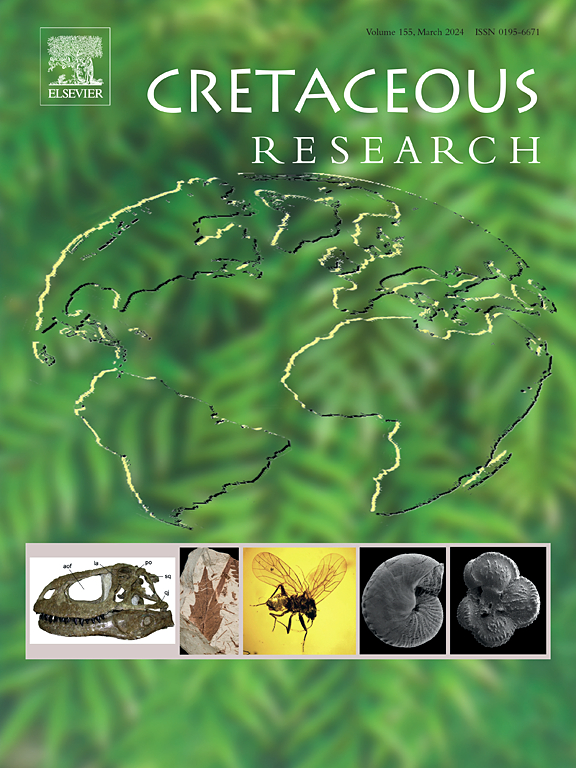 Go to journal home page - Cretaceous Research